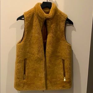 J Crew faux Furry Vest - like new